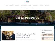 Tablet Screenshot of municipalidadantuco.cl